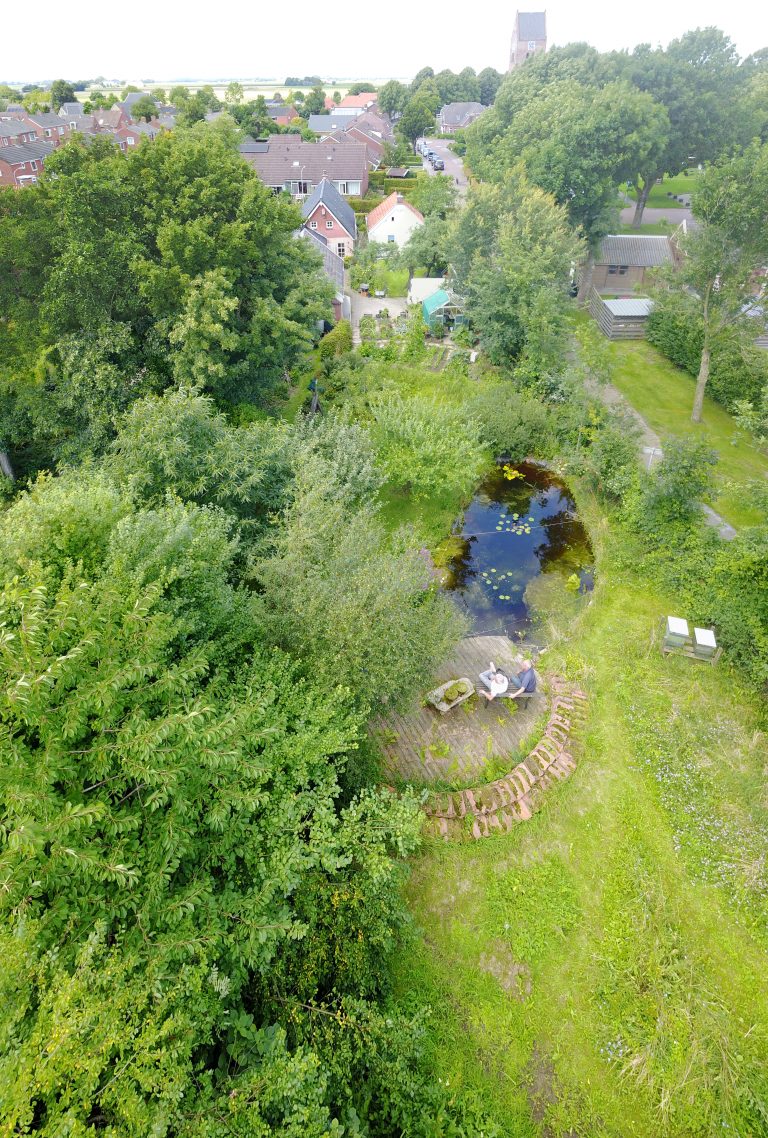 De tuin Het Witte Huisje Oldehove